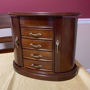 Cherry Wood Jewelry Box